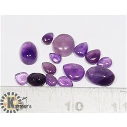 #192-PURPLE AMETHYST GEMSTONE 52.55ct