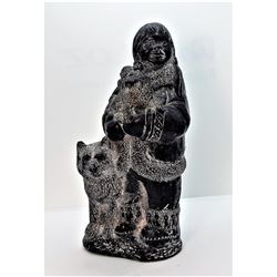 10) WOLF ORIGINALS SOAPSTONE INUIT