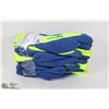 Image 1 : BUNDLE OF 12 POWERFLEX LINED WORK GLOVES MSRP $109