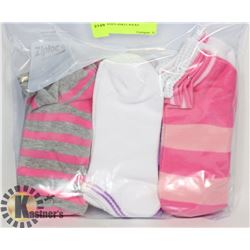 3PK LADIES ANKLE SOCKS