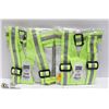 Image 1 : LOT OF 2 NEW ADJUSTABLE HI-VIS SAFETY BELT