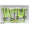 Image 1 : LOT OF 2 NEW ADJUSTABLE HI-VIS SAFETY BELT