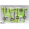 Image 1 : LOT OF 2 NEW ADJUSTABLE HI-VIS SAFETY BELT
