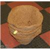 Image 1 : 5-NEW COCO FIBER 16" HANGING BASKETS