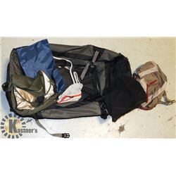 LOT OF USED EDDIE BAUER BAGS