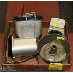 FLAT C/W SCALE, POPCORN MAKER & MORE