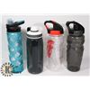 Image 1 : FOUR NEW WATER BOTTLES - INCL EDDIE BAUER AND