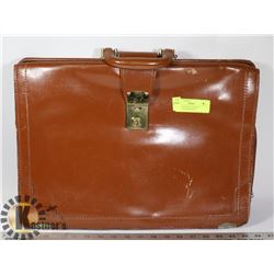VINTAGE/ANTIQUE MEN'S BRIEFCASE/BOOK BAG