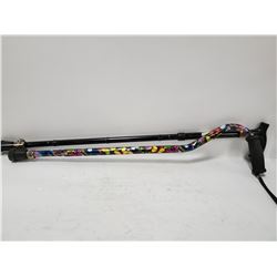 PAIR OF WALKING CANES, 1 IS COLLAPSIBLE