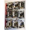 Image 1 : CASE LOT OF 9 ASSORTED NFL FOOTBALL FIGURES