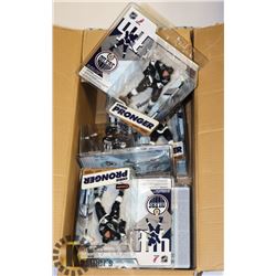 LOT OF 6 CHRIS PRONGER NHL FIGURES OILERS