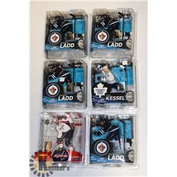 LIT OF 6 ASSORTED NHL HOCKEY FIGURES MCFARLANE