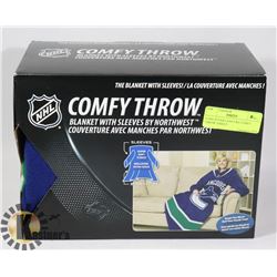 VANCOUVER CANUCKS COMFY THROW JERSEY