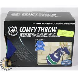VANCOUVER CANUCKS COMFY THROW JERSEY