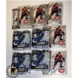 LOT of 9 NHL FIGURES MAHOVOLICH ETC MCFARLANE