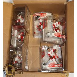 BUNDLE OF 6 GORDIE HOWE ACTION FIGURES MCFARLANE