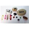 Image 1 : 12)  LOT OF 12 HEALING STONES AND 3