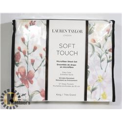 NEW KING SIZE MICROFIBER SHEET SET