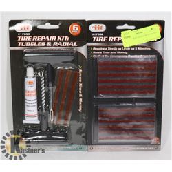 NEW TIRE REPAIR KIT WITH EXTRA PLUG SET