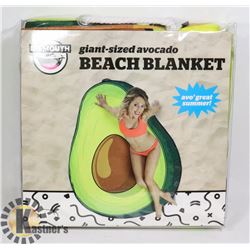 NEW GIANT SIZED AVOCADO BEACH BLANKET