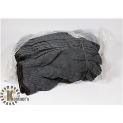 BUNDLE OF 12 COTTON WORK GLOVES