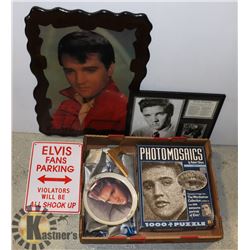 FLAT OF ASSORTED ELVIS PRESLEY MEMORABILIA