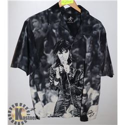 ELVIS PRESLEY THEMED SHIRT - SIZE LARGE