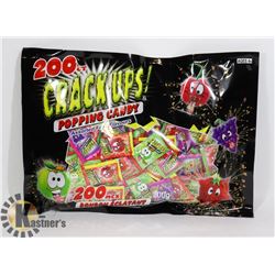 200 COUNT CRACK UPS POPPING CANDY