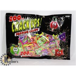 200 COUNT CRACK UPS POPPING CANDY