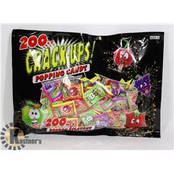 200 COUNT CRACK UPS POPPING CANDY