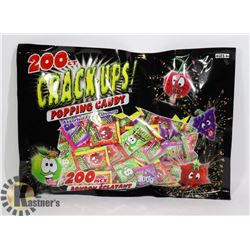 200 COUNT CRACK UPS POPPING CANDY
