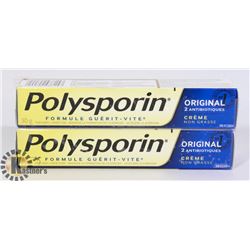 LOT OF TWO POLYSPORIN CREAMS