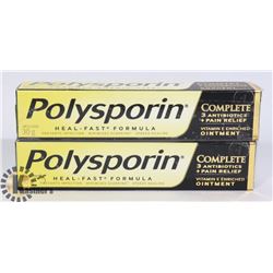 LOT OF TWO POLYSPORIN CREAMS