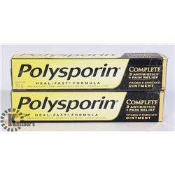 LOT OF TWO POLYSPORIN CREAMS
