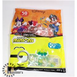 BAG OF 50 DISNEY GUMMY CANDY SOLD WITH BAG OF 50