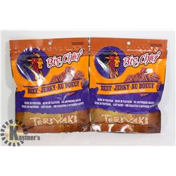 TWO PACKS OF BIG CHIEF TERIYAKI BEEF JERKY