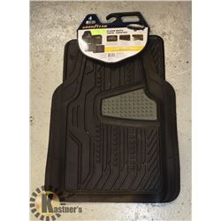 NEW SET OF GOODYEAR FLOOR MAT BLACK