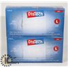 Image 1 : TWO BOXES OF DISTECH CLEAR VINYL MEDICAL EXAM