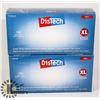 Image 1 : TWO BOXES OF DISTECH CLEAR VINYL MEDICAL EXAM