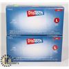 Image 1 : TWO BOXES OF DISTECH CLEAR VINYL MEDICAL EXAM