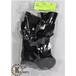 NEW SILICON BOOTS FOR PETS - BLACK SIZE XL