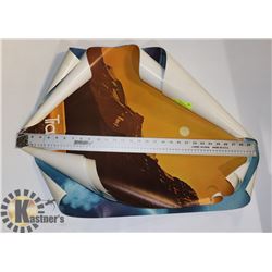 4 CLASSIC TRAVEL ALBERTA POSTERS PROMOTIONAL