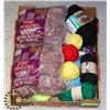Image 1 : XL FLAT OF NEW YARNS CARIOUS COLORS