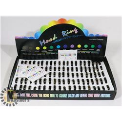 RETAIL DISPLAY OF MOOD RINGS