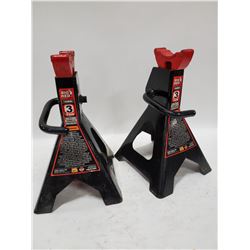 PAIR OF BIG RED 3 TON JACK STANDS