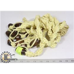 VINTAGE MID CENTURY MACRAME HANGING PLANT HOLDER