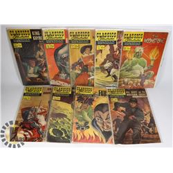 TEN 15 CENT COMICS