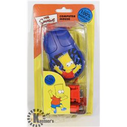 NEW IN BOX VINTAGE BART SIMPSON COMPUTER MOUSE