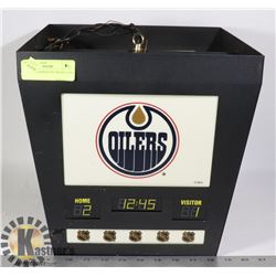 HANGING EDMONTON OILERS LAMP