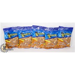 5 BAGS OF PLANTERS HONEY ROASTED PEANUTS